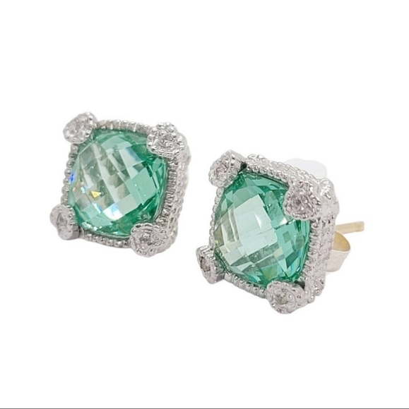 Judith Ripka Jewelry - 🎀SALE🎀Judith Ripka silver/ 18K YG studs